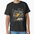 Funny Raccoon Eating Taco Cool Trash Panda Food Lover Meme Design by kiralynstration