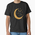 “Midnight Flight – Gothic Moon & Bats” by DailyVibesCo
