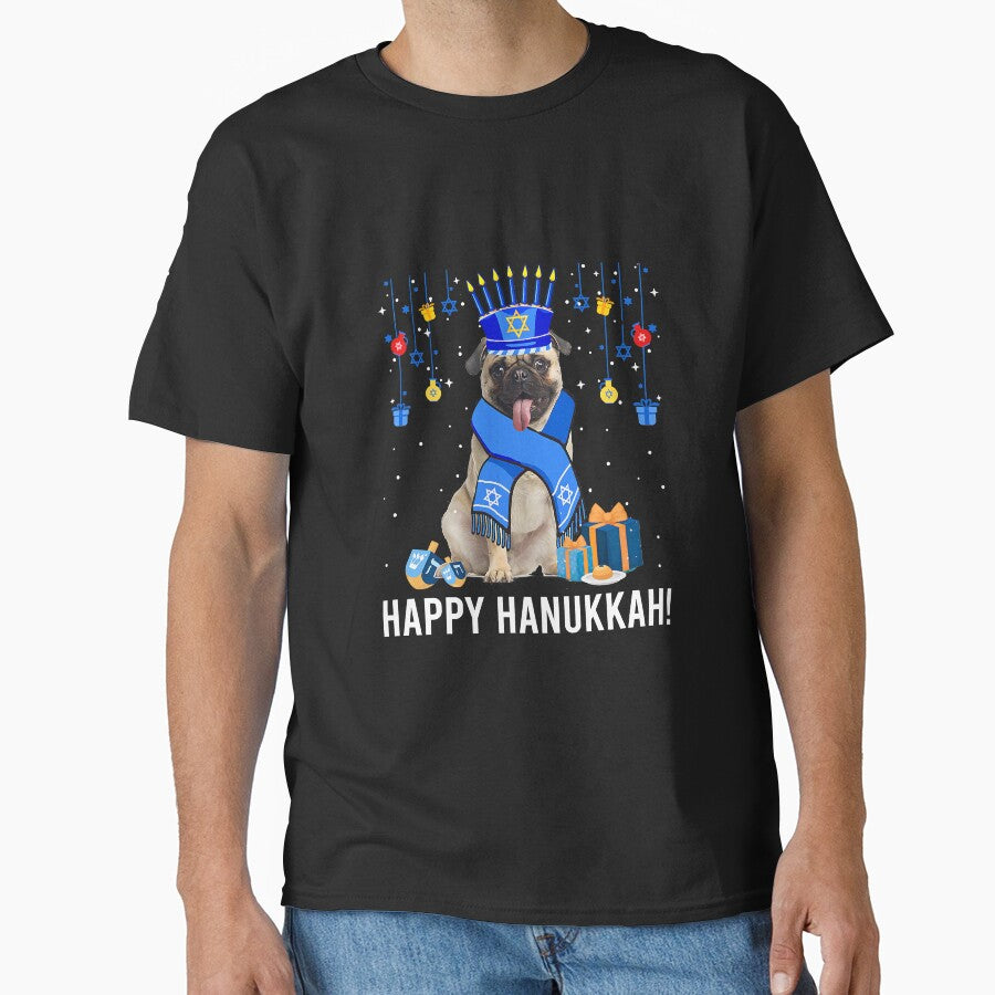 Funny Pugorah Hat Christmas Happy by SkyCloudBlue