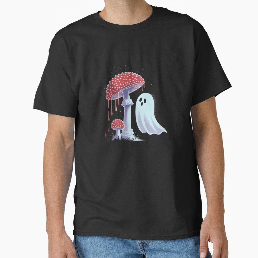 Cute Ghost and Mushroom by vvcreativedesigns