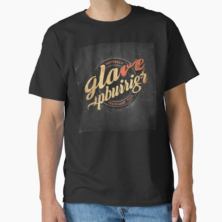 Old School Burger Graphic Tee by Threadara