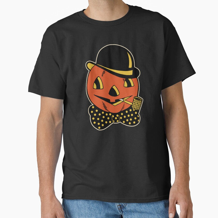 Vintage Fancy Halloween Pumpkin Man by fearcity