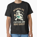 Running on Caffeine and Boo Sheet – Funny Ghost Halloween Coffee Classic T-Shirt by inkfluenceart