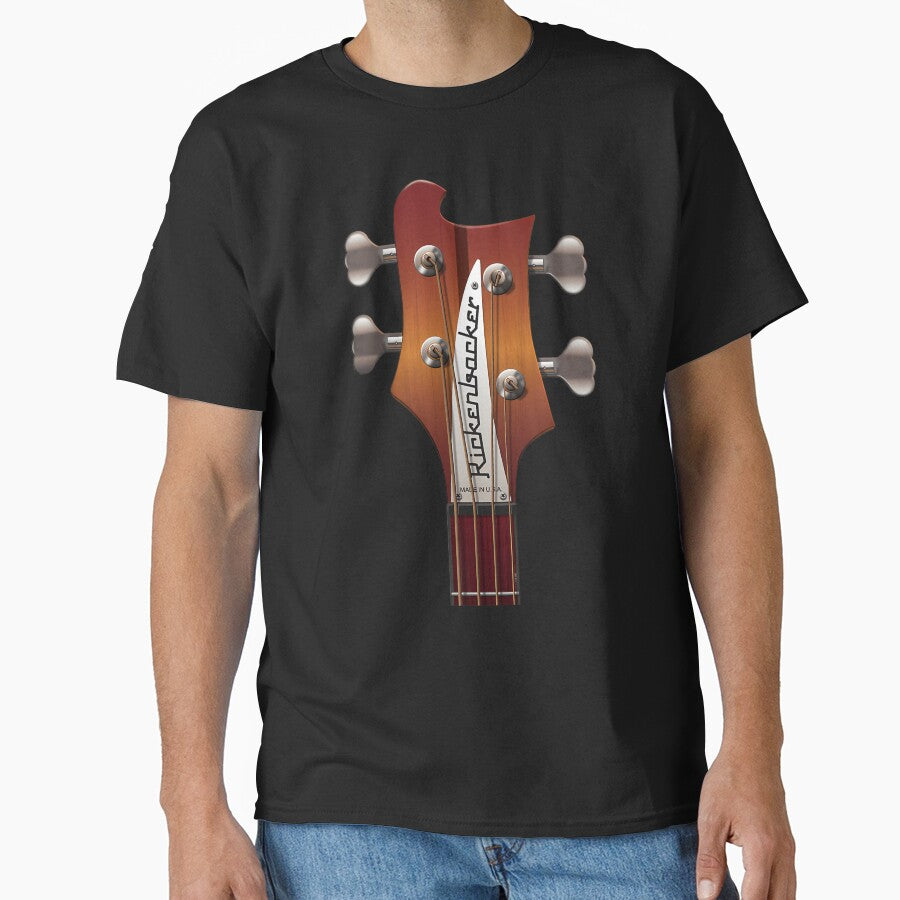 Guitar Headstock Art - Rickenbacker 4003 Bass by Evakkanen