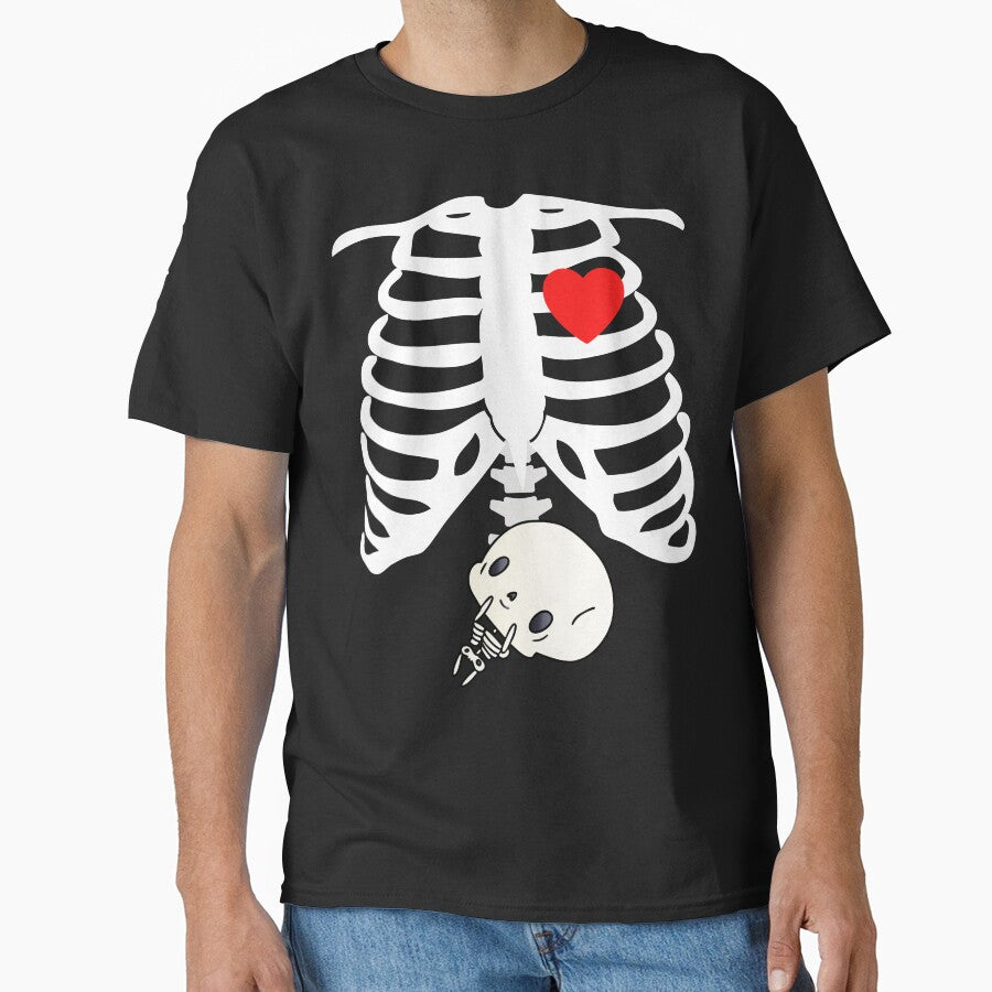 BABY Skeleton Ribcage - Pregnant Halloween by K-icon