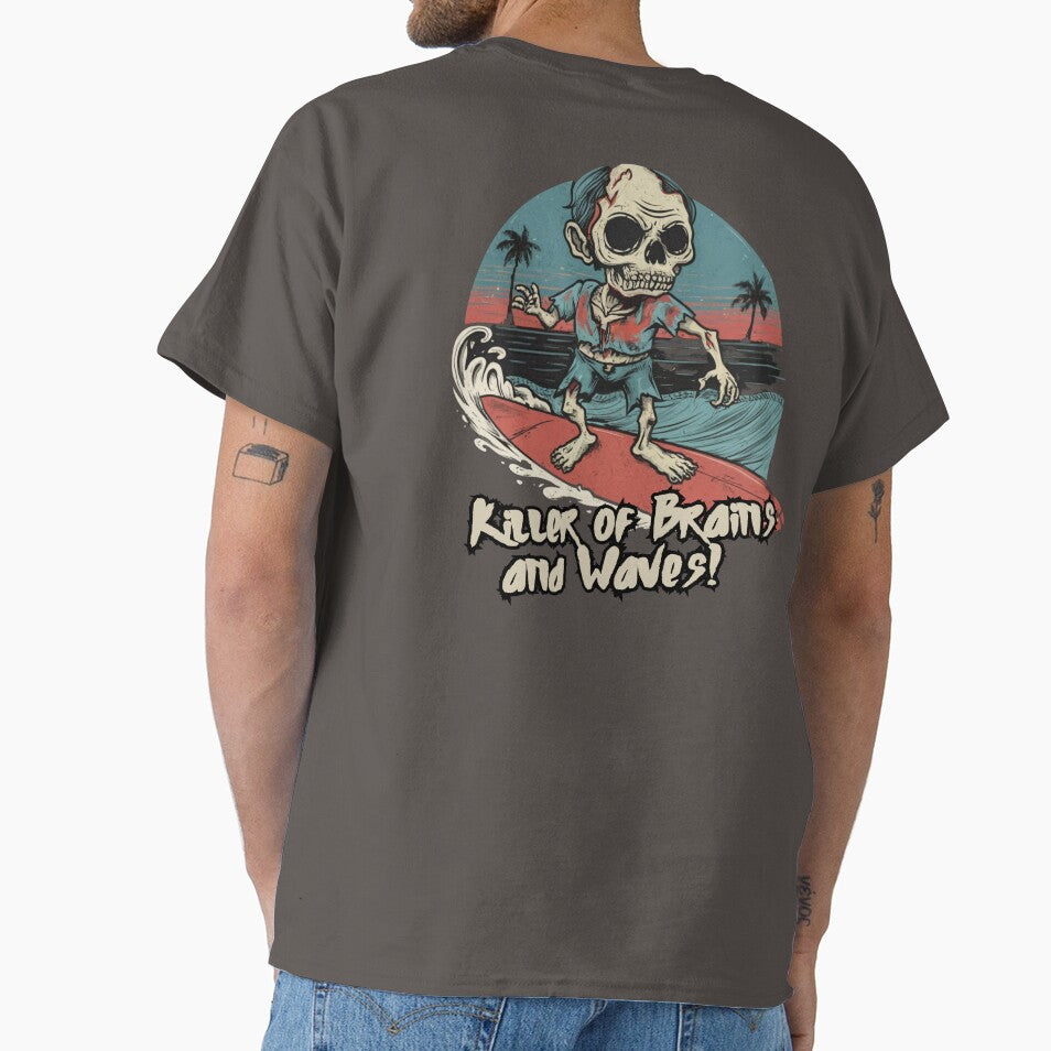Surfing Zombie, killer of waves and brains, surf by Meandmyshop