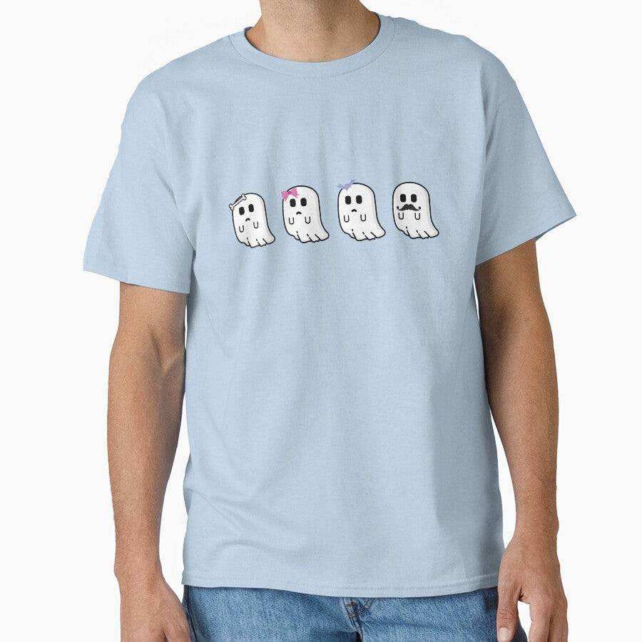 Funny Cute Ghost Family by Marzuqi Che Rose