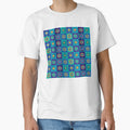 Hanukkah Star Of David All Over Print Blue Gold Happy Chanukah by Sunny Collections
