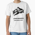 Kangchenjunga Summit - Five Treasures of Snow Minimalist Silhouette by Path&Peak