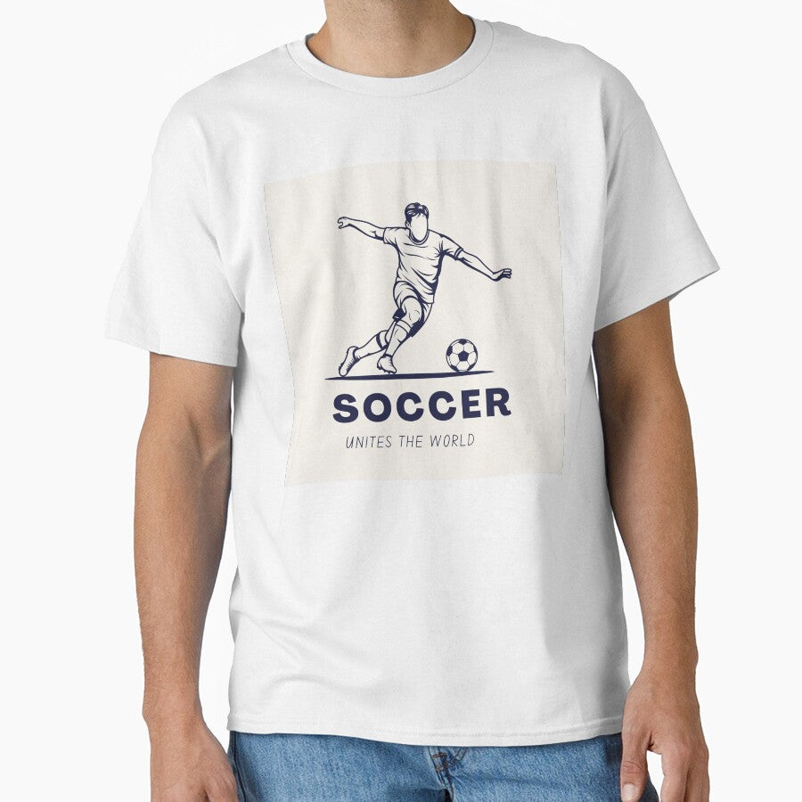 "Soccer Unites The World Player Illustration" by PipForgeStudio