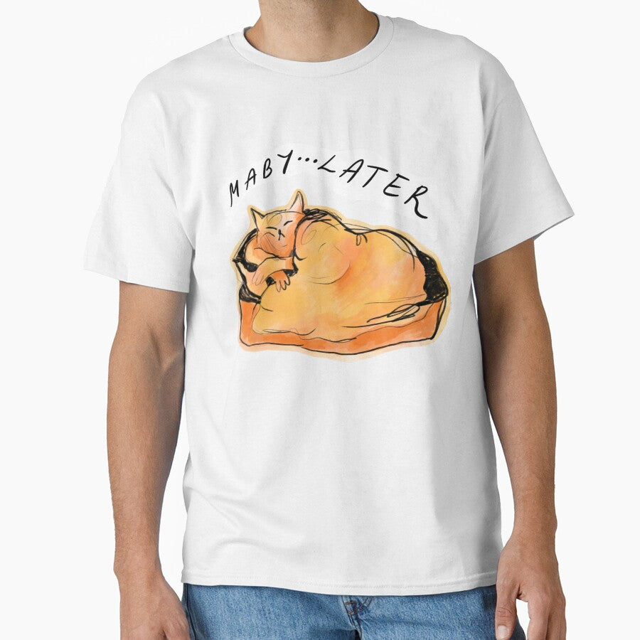 Lazy sleeping cat by AnnaVikhrArt
