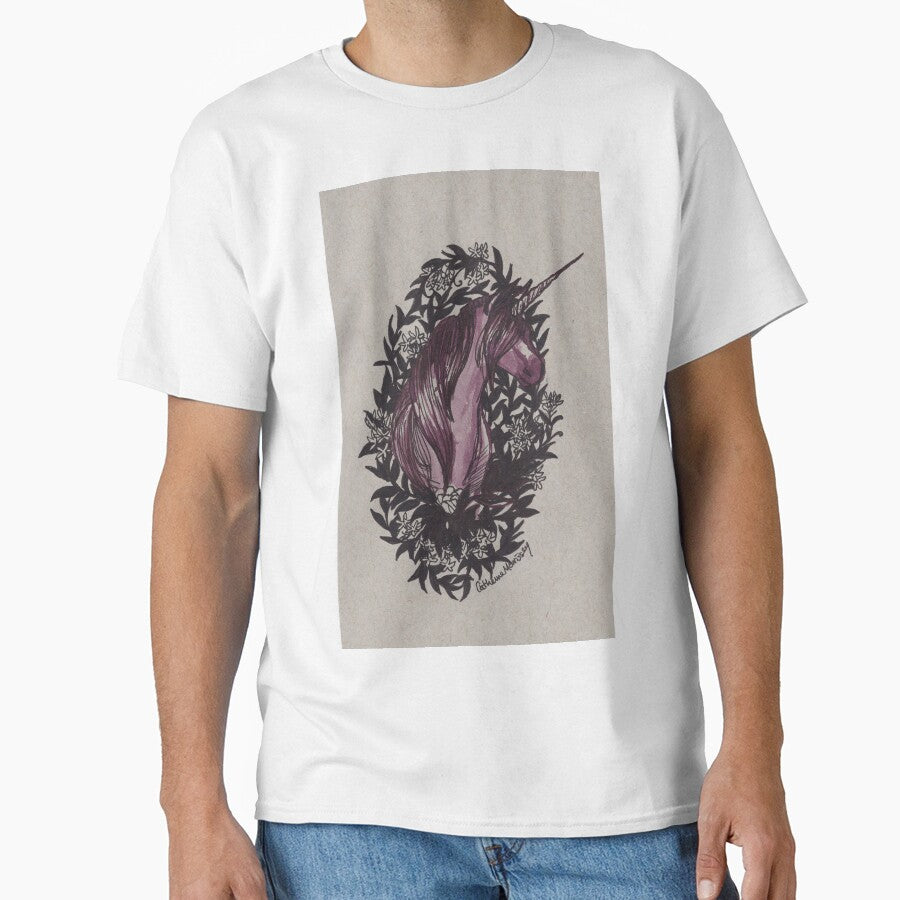 Unicorn of the Jasmine Vines by CyanOwl