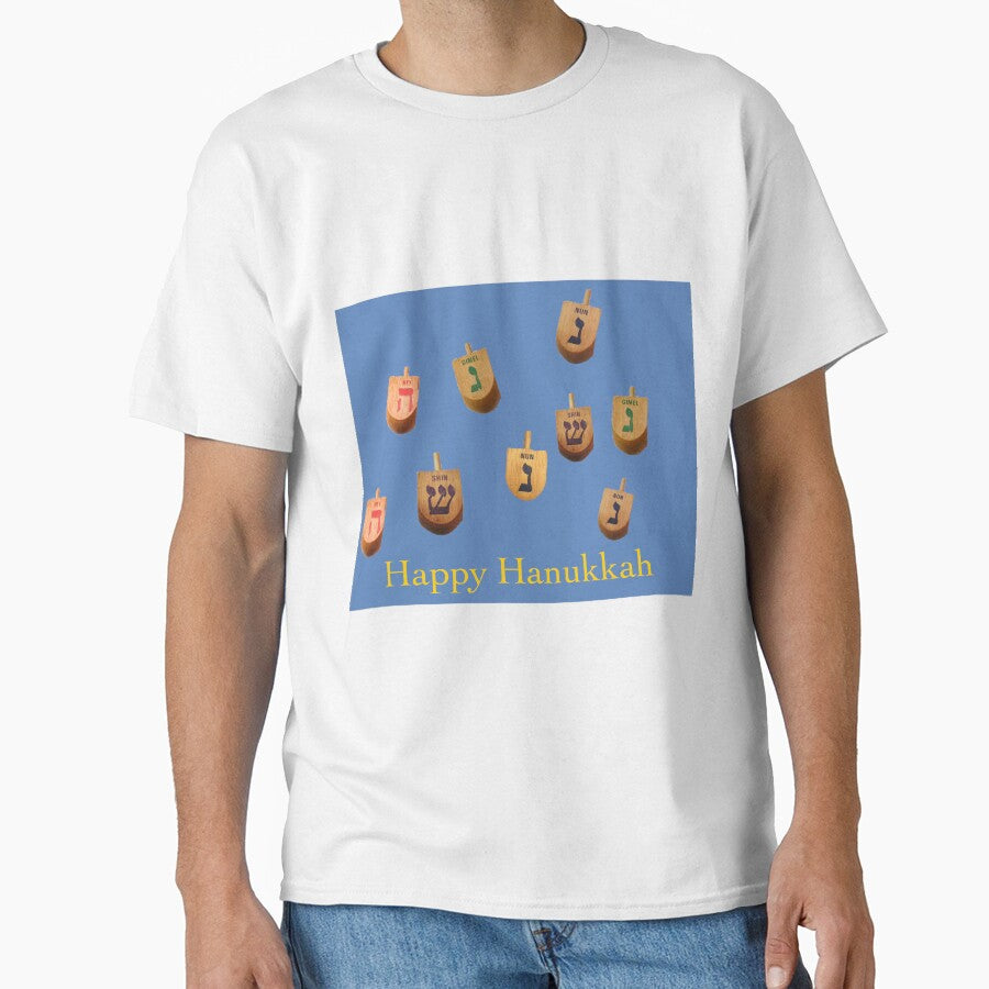 Dreidel Hanukkah design by Rachel the Artist