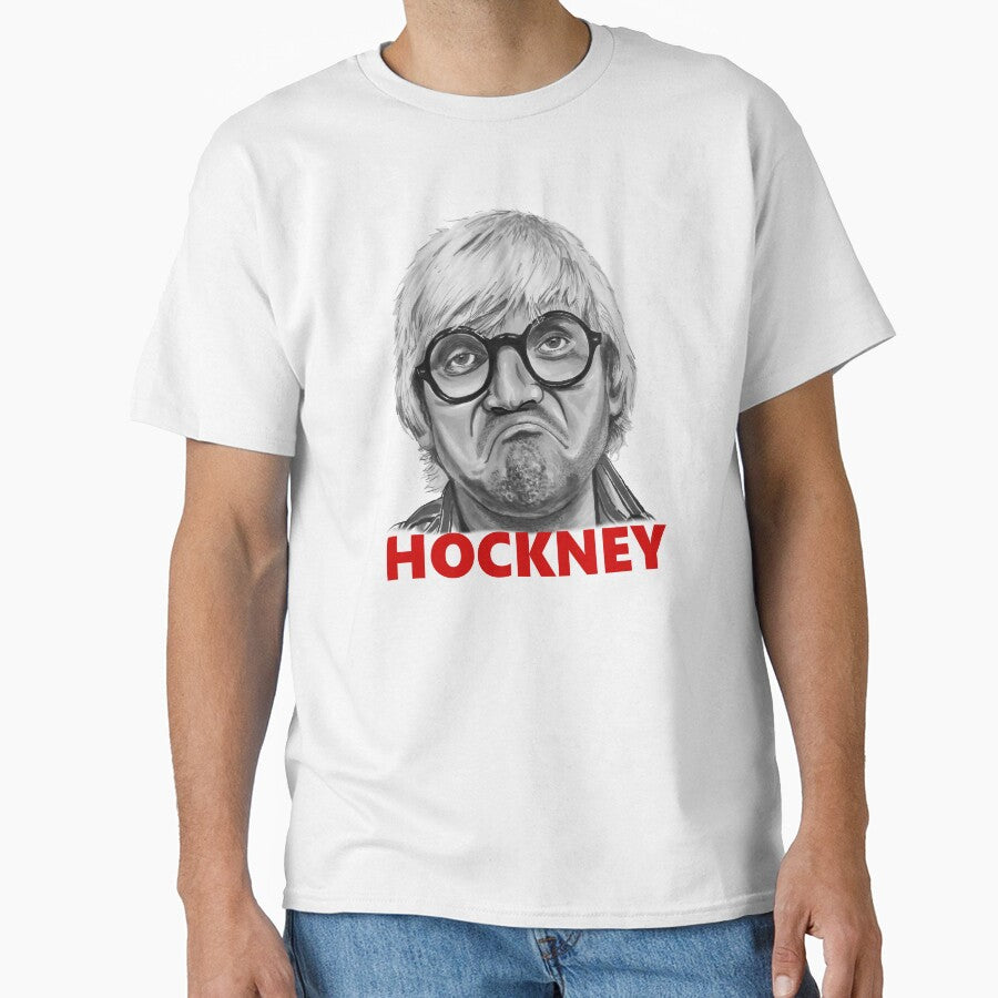 My original portrait of British artist David Hockney by smadge