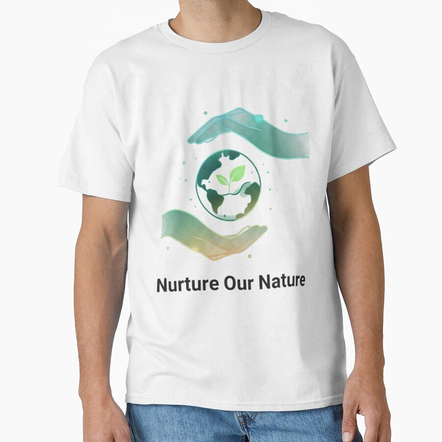 Nurture Our Nature – Earth Day Eco Minimal Design by MonaRose_Art