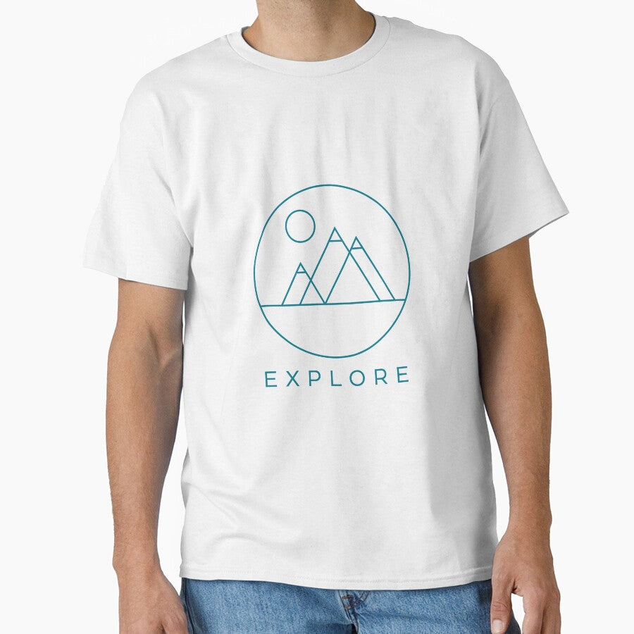 Minimalist Explore Mountain Design by StudioUnrefined