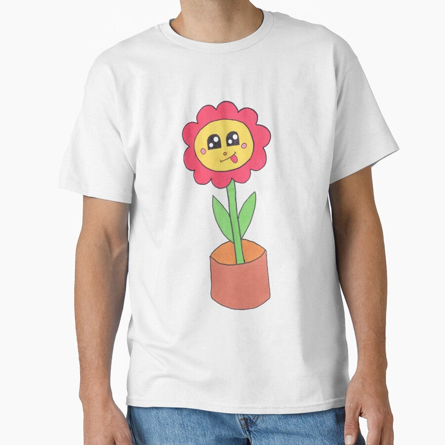 Copy of Cute Flower with a green background by Kitten2525