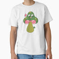 Happy Face Retro Mushroom (Green) by yellowflowerhut