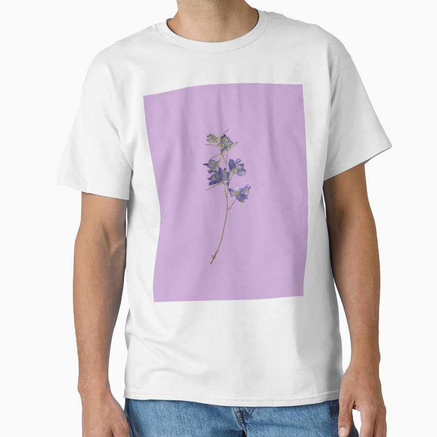 Purple Wildflowers – Soft Botanical Illustration by LOUBNEY