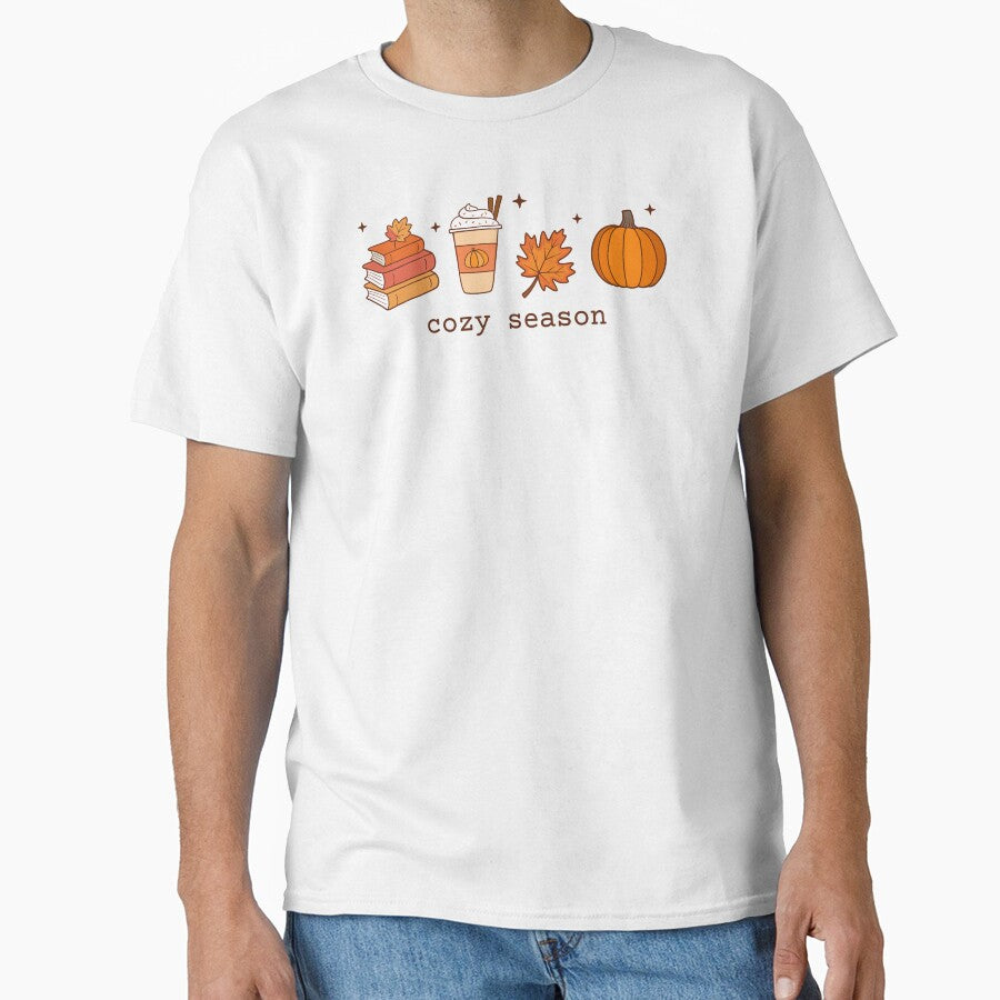 Cozy Season Books Lover Fall Coffee Pumpkin Latte Gift Autumn Women by LessIsLoud