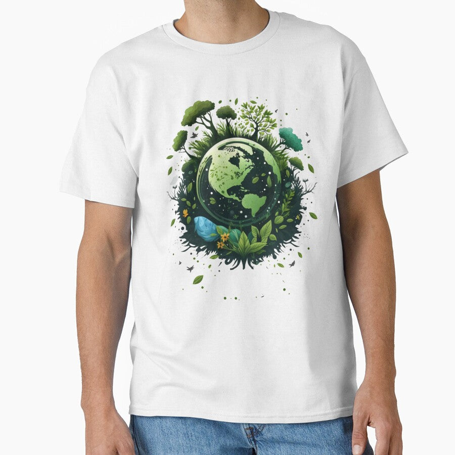 Earth Day Inspired - Nature-Inspired Earth Day Minimalist Design by AniMangArt