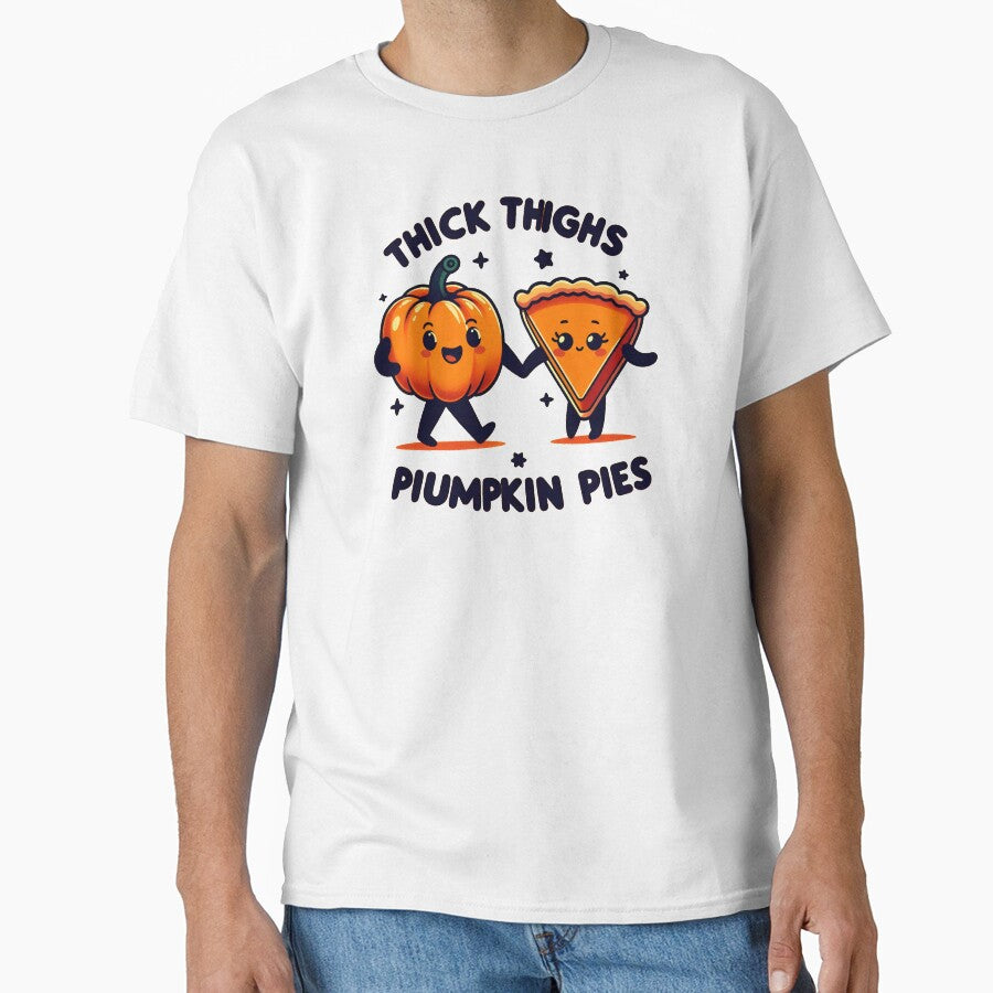 Vintage Vibes Thick Thighs and Pumpkin Pies - Groovy Retro by svarupa