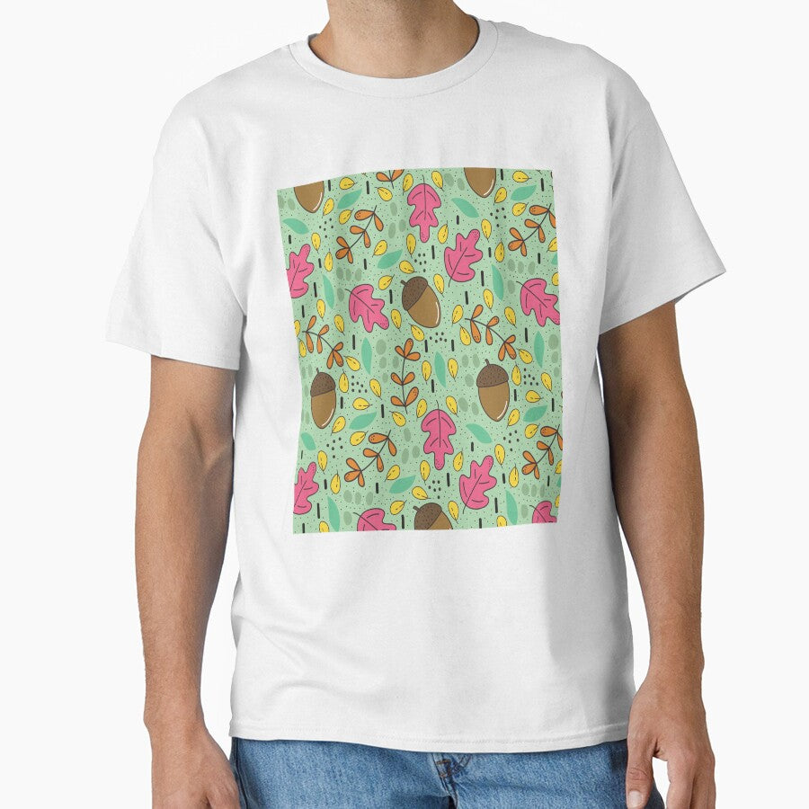 Cute colourful leaves autumn pattern - seamless colorful leaves autumn pattern by FirstTouch
