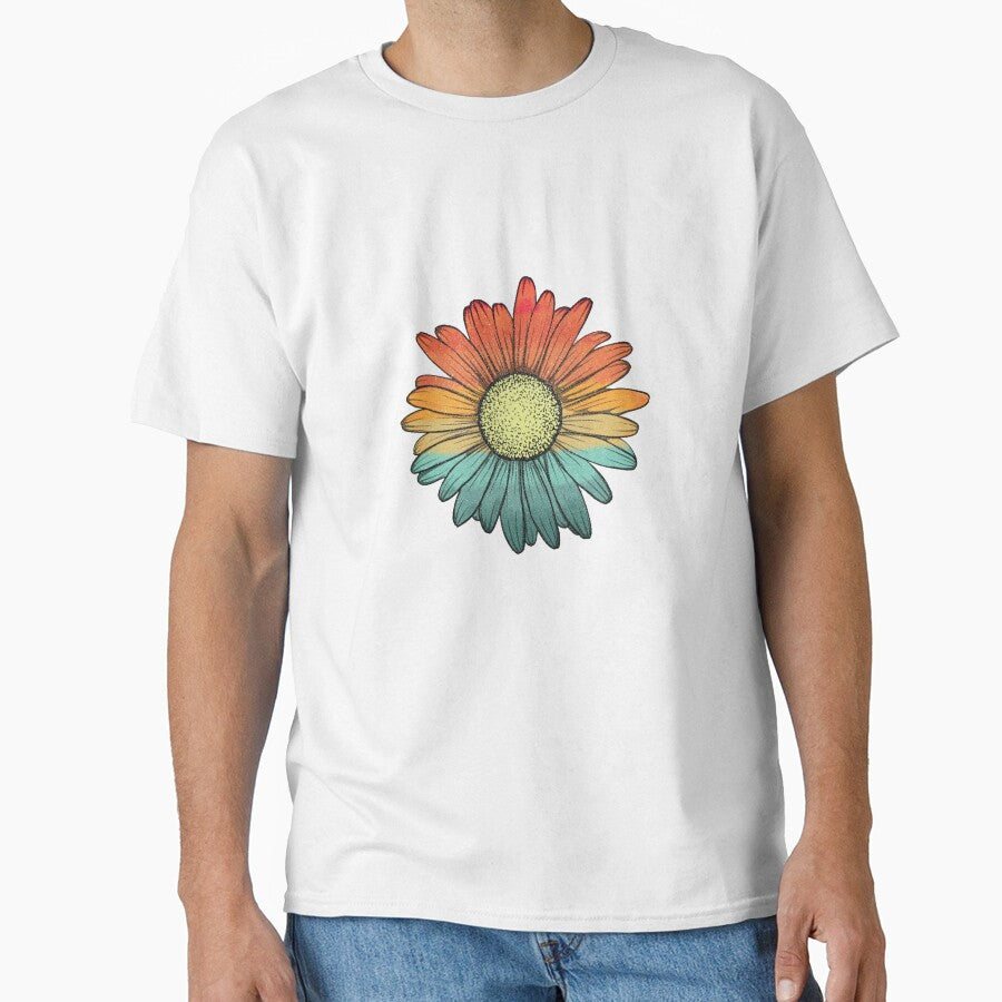 Vintage Sunset Daisy | Retro Sunset Daisy | Grunge Daisy  | 90s Vibes Daisy by Jeleedesigns