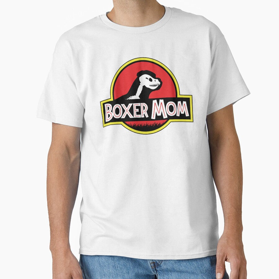 (For Bright Background) Jurassic Boxer Dog Mom by More Cute Dogs