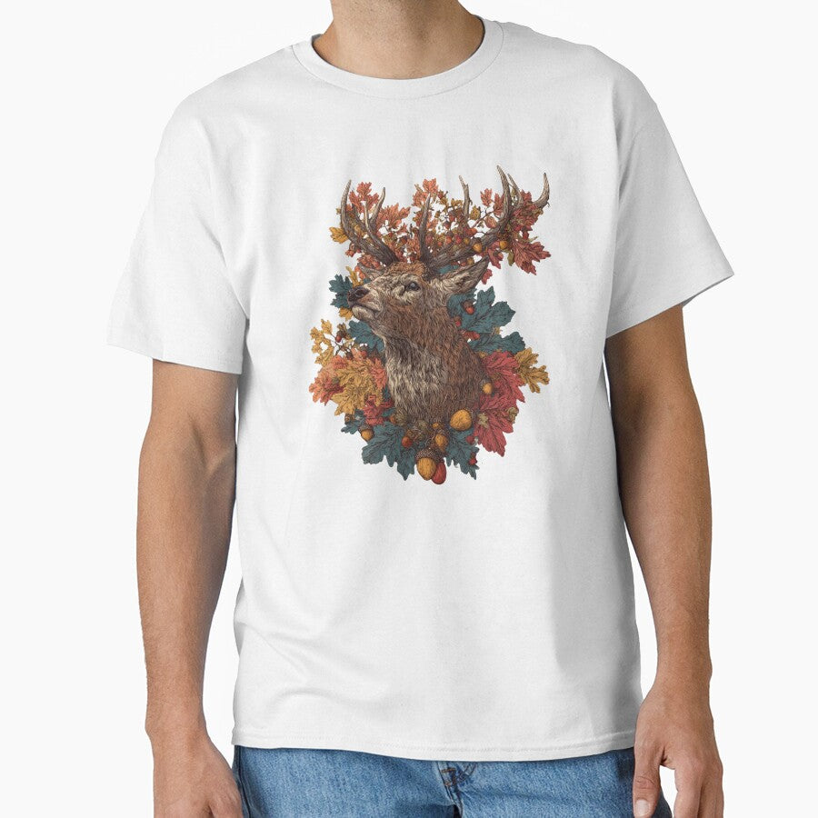 Deer Autumn Head by NicolasGlowArt