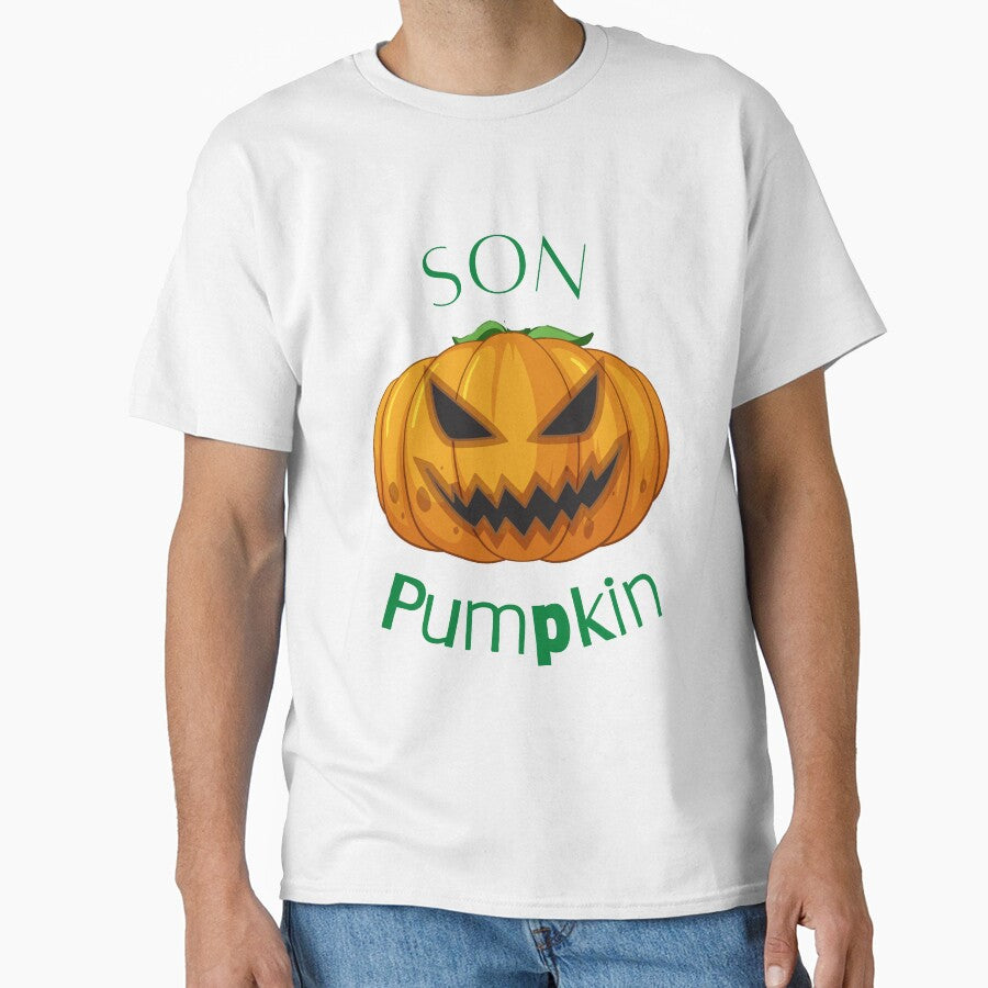 Son Pumpkin - Funny Halloween Pumpkin Head by CosmicStory