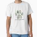 Floral Paw Print Promoting Eco-Friendly Living by yuxin2009