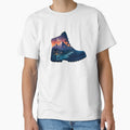 Trailblazer Hiking Boot and Mountain Design by wildexperience