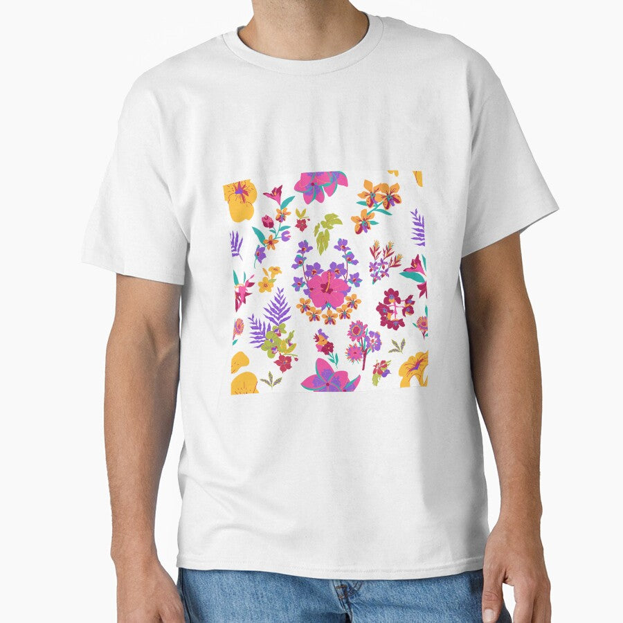 Vibrant Botanica Lush Floral by DonneeCreations