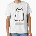 Cute spooky ghost kitty cat by KnuckersHollow
