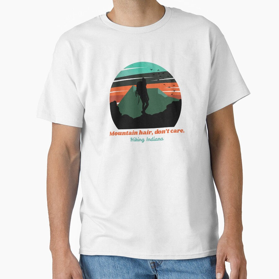 Mountain hair, don't care. Hiking Indiana. by Ink & Fabric