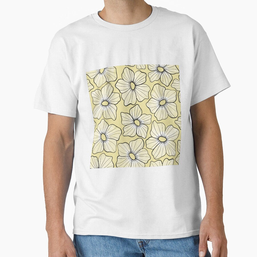 White Anemone - Yellow by PaintdFoxStudio