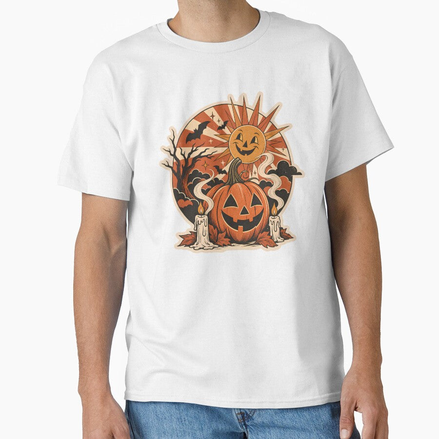 Retro  halloween pumpkin  sticker by ORcreation