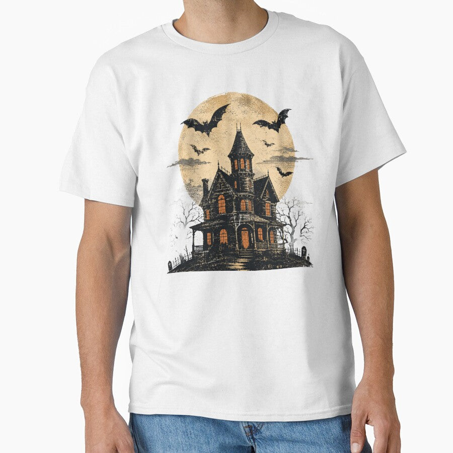 Haunted House Silhouette by Old Tree Store