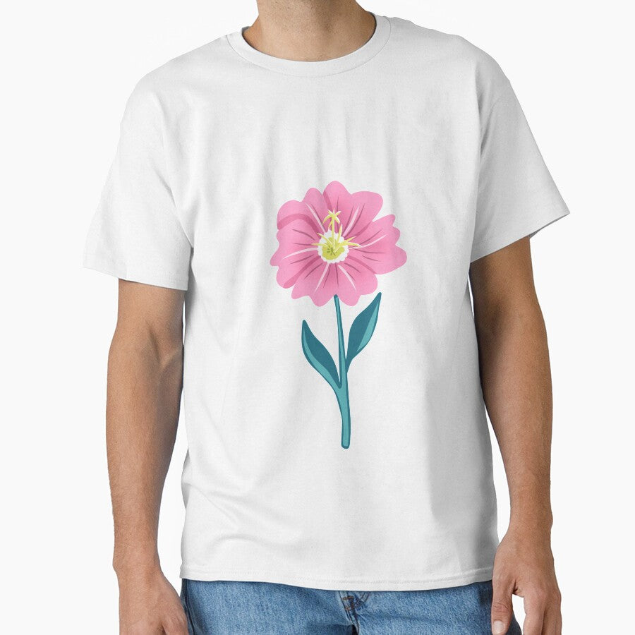 Pink evening primrose buttercup wildflower by Zendays