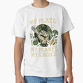 My Plate My Planet My Choice - Gift for Vegan Environmental Activists Art by Jarminis
