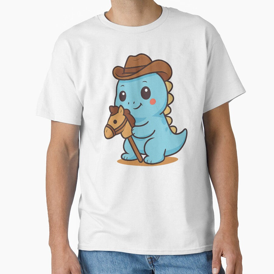 Blue Cartoon Dinosaur, Cartoon Dinosaur by graphic-genie