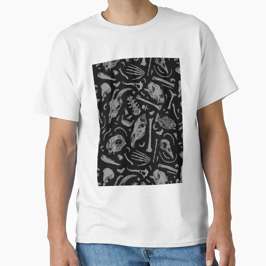 Seamless Animal Bones Gothic Pattern by hectorcally48