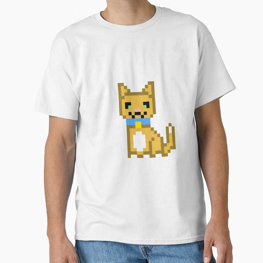 Cute Pixel Cat Retro 8-Bit Style by pixelartshop4r
