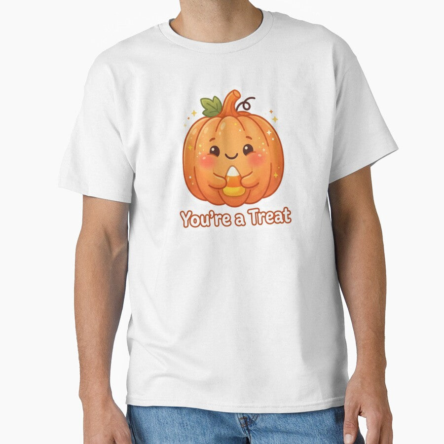 You’re a Treat Cute Halloween Pumpkin Sticker by Cerys-GS