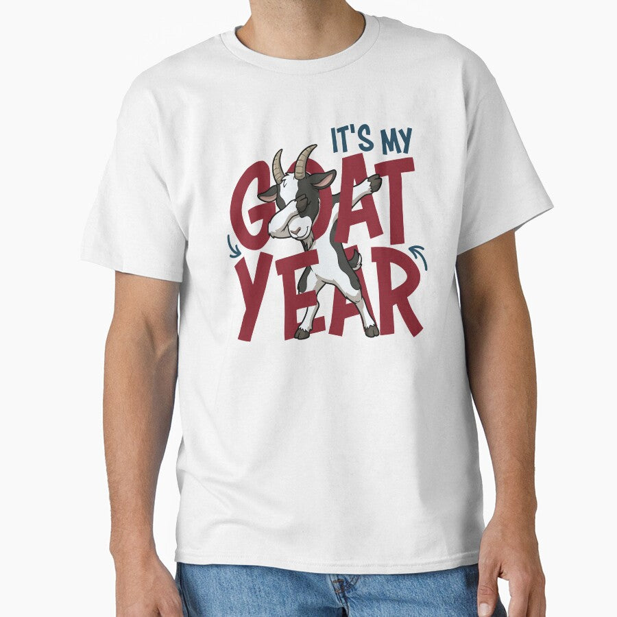 It's My Goat Year - Funny Goat Dab Pose Chinese Zodiac 2027 by PCStudio57