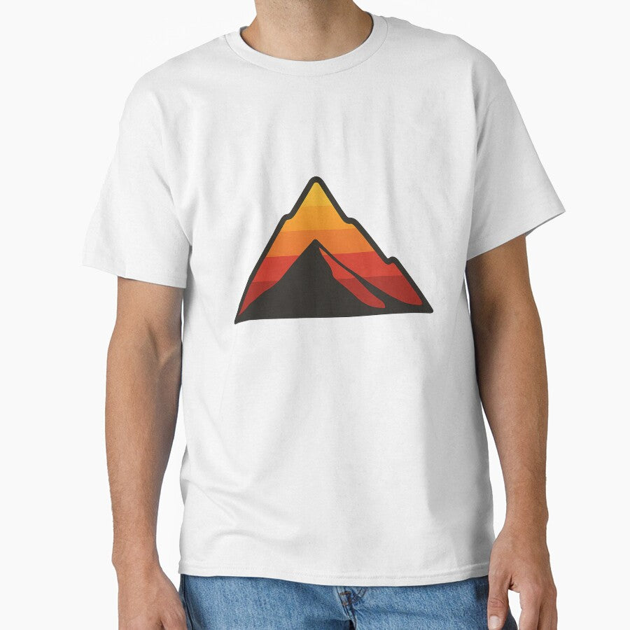 Sunset Mountain Silhouette by Nuvijo
