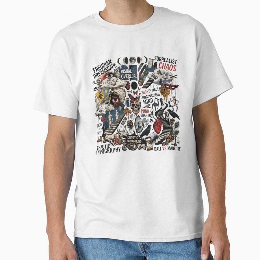 Surrealist Chaos & Freudian Dreamscape - Punk Graphic Collage T-Shirt, Poster, Sticker by afarkar