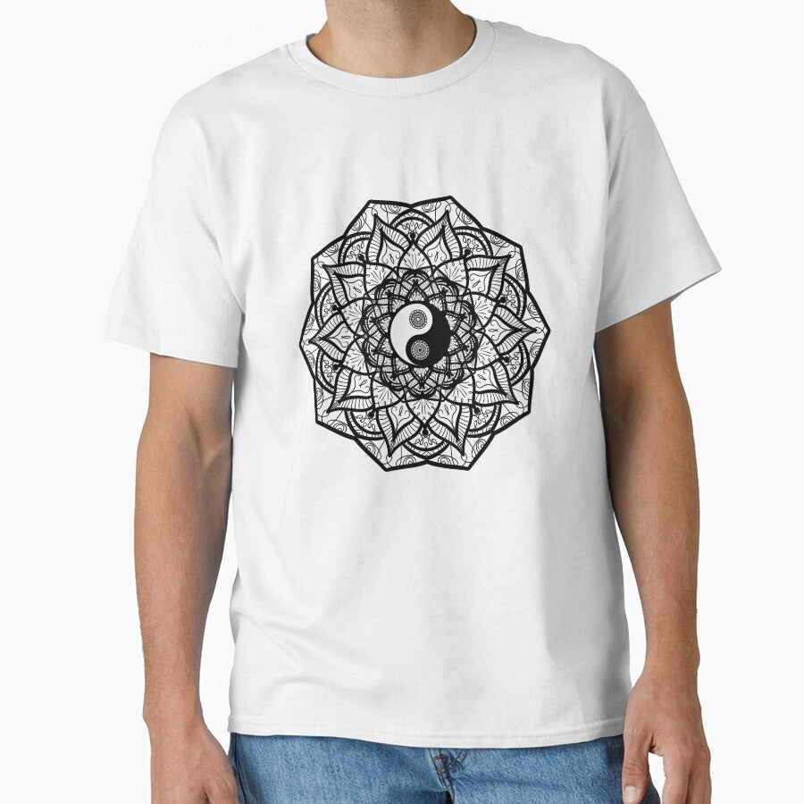 Geometric Yin Yang Mandala Symmetry YinYang Balance Meditation by AlwaysGrowing