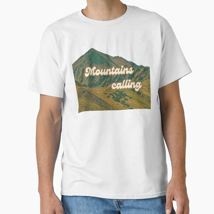 Mountains Calling – Minimalist Adventure for Mountain Lovers by SzymonC000zyArt